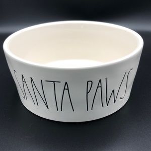 RAE DUNN LL Santa Paws 8" Dog Bowl